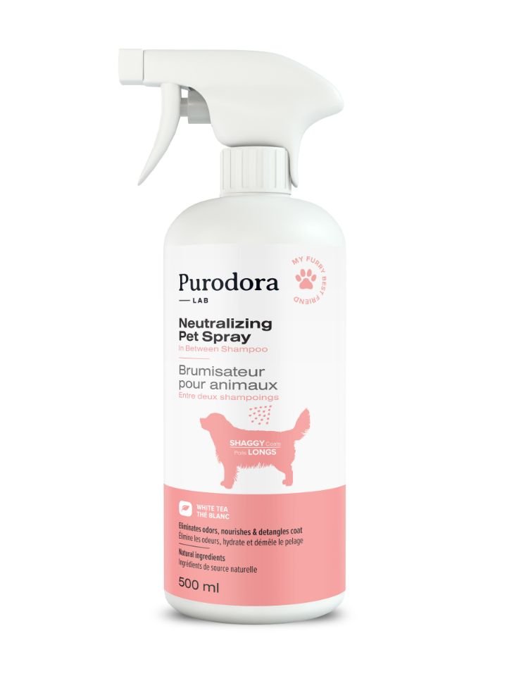 In Between Shampoo - Neutralizing Pet Spray for Shaggy Coats