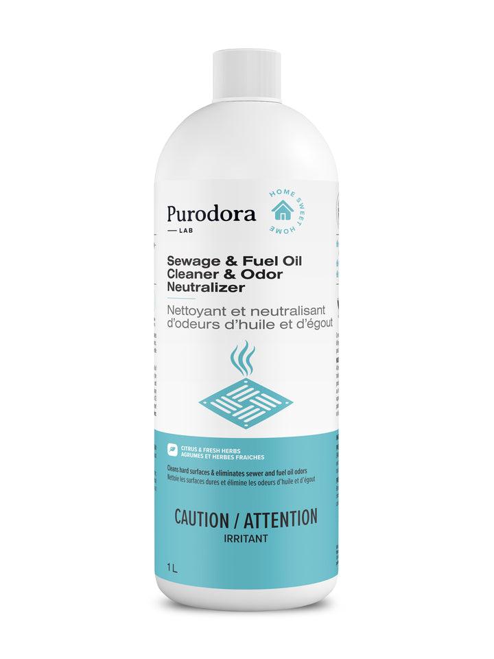Nettoyant et neutralisant d'odeurs d'huile et d'égout - Purodora Lab