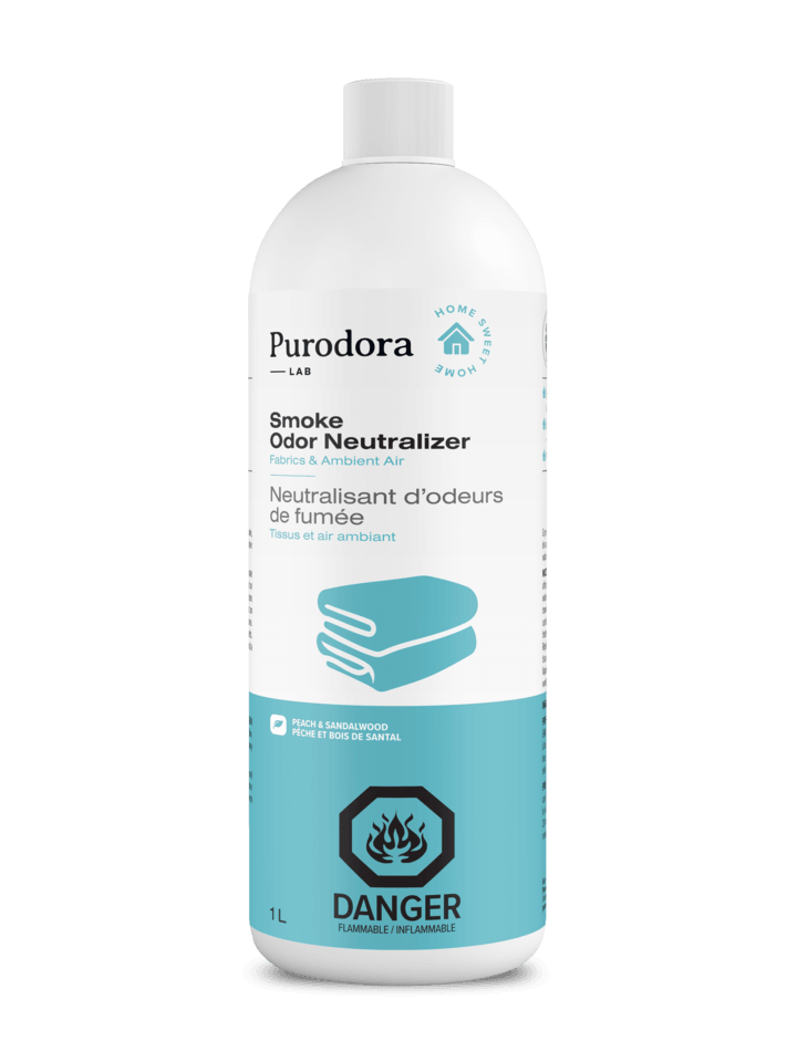 Neutralisant d'odeurs de fumée pour tissus et air ambiant - Purodora Lab