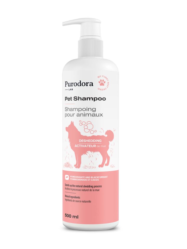 Shampoing pour animaux - activateur de mue