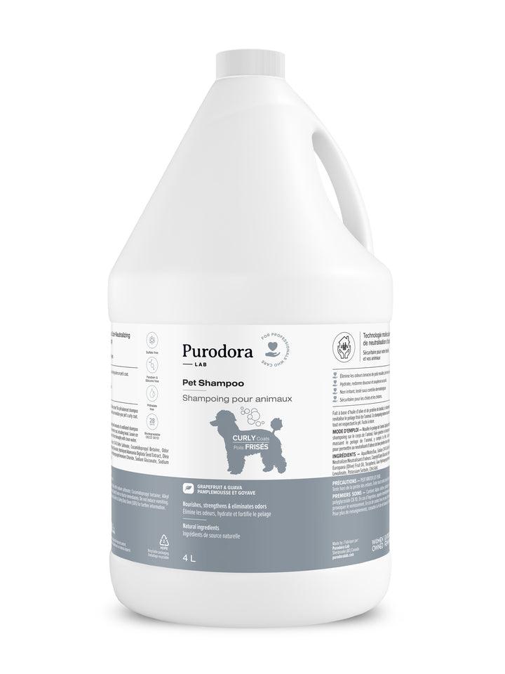 Shampoing pour animaux à poils frisés - Purodora Lab